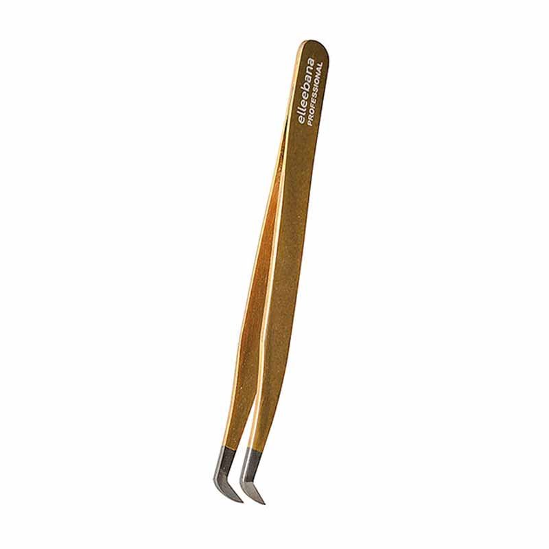 Elleebana L-Foot Silver Gold Finish Tweezer